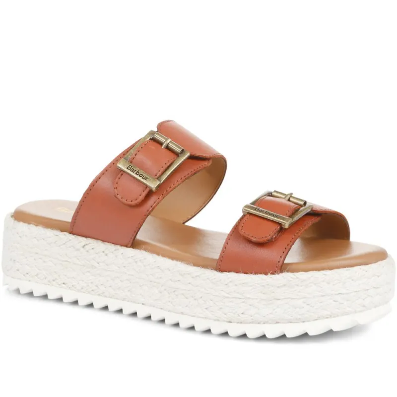 Amelda Leather Platform Sandals - BARBR35517 / 321 405 sold by Shoe-Shop