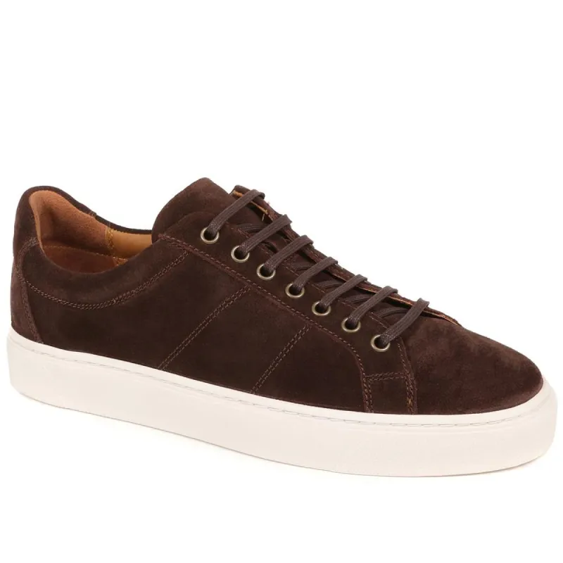 Tyne Vibram Leather Trainers - TYNE / 323 410 sold by Shoe-Shop