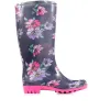 Floral Print Wellington Boots - JDE36005 / 323 043 sold by Shoe-Shop