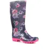 Floral Print Wellington Boots - JDE36005 / 323 043 sold by Shoe-Shop