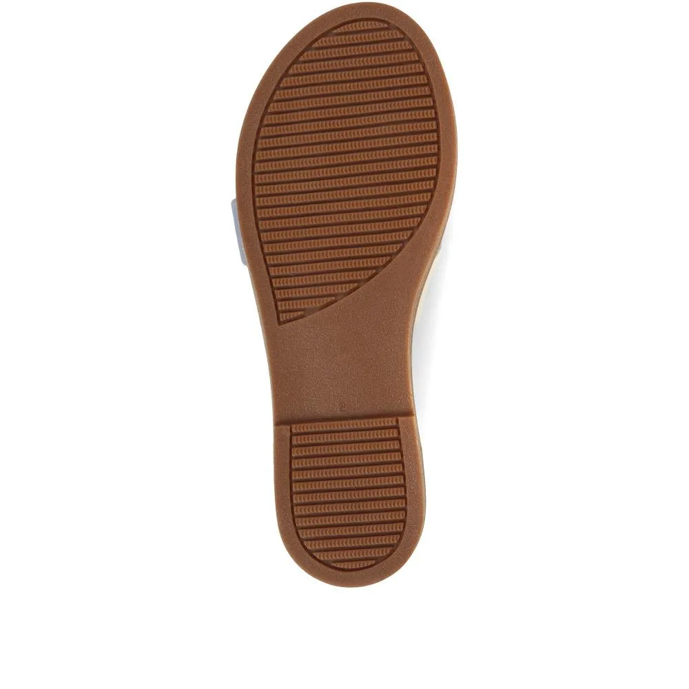 Ginia Leather Slider Sandals - GINIA / 322 412 sold by Shoe-Shop product image thumbnail 5