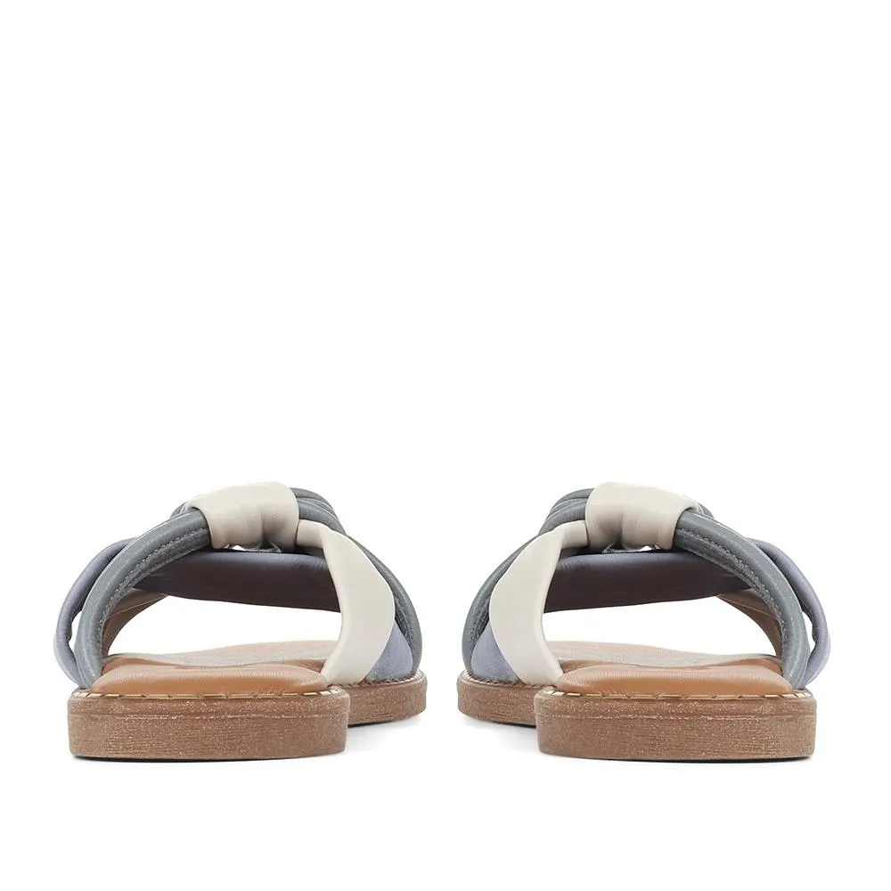 Ginia Leather Slider Sandals - GINIA / 322 412 sold by Shoe-Shop product image thumbnail 3
