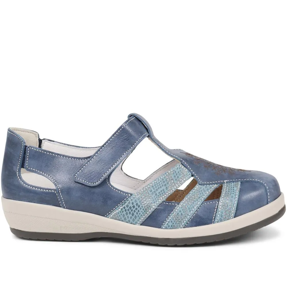 Extra Wide Fit Touch Fasten Sandals - CHRISTABEL / 324 029 sold by Shoe-Shop product image thumbnail 2