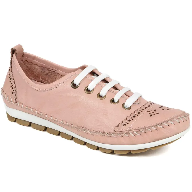 Leather Lace-Up Pumps  - SIMIN39011 / 325 085 sold by Shoe-Shop