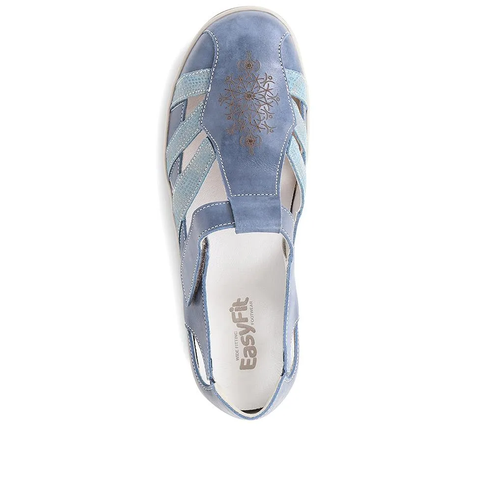 Extra Wide Fit Touch Fasten Sandals - CHRISTABEL / 324 029 sold by Shoe-Shop product image thumbnail 4