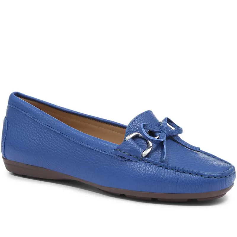Tallulah Flat Leather Loafer Shoe - TALLULAH / 318 172 sold by Shoe-Shop