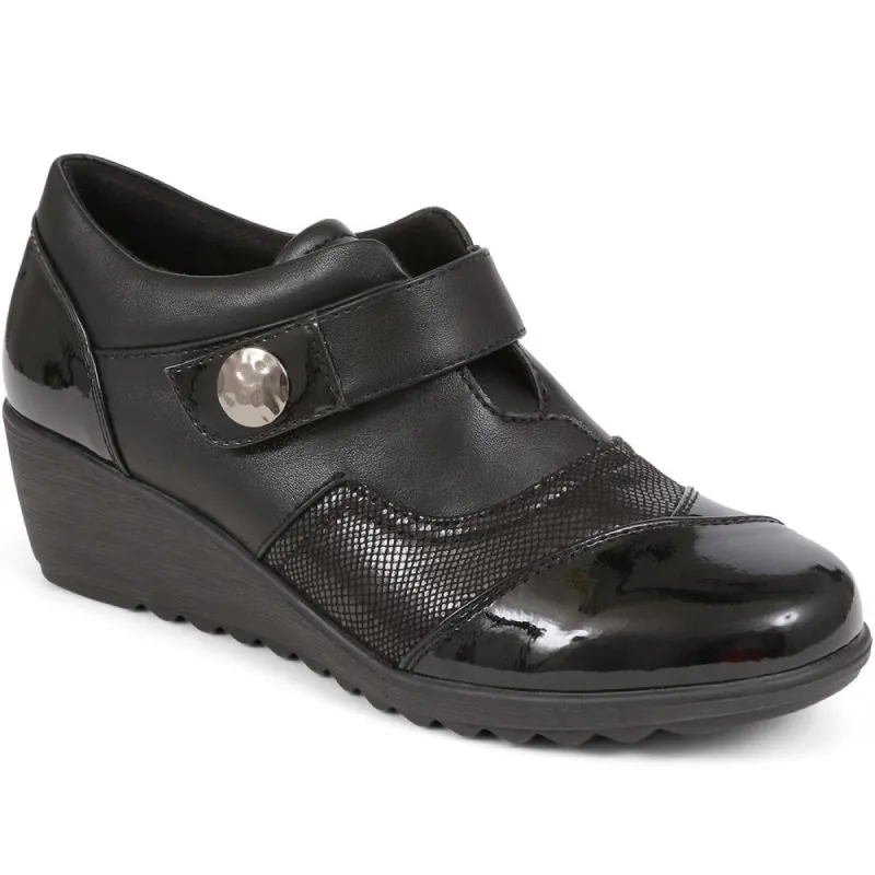 Touch Fasten Wedge Shoe - WBINS38068 / 324 514 sold by Shoe-Shop