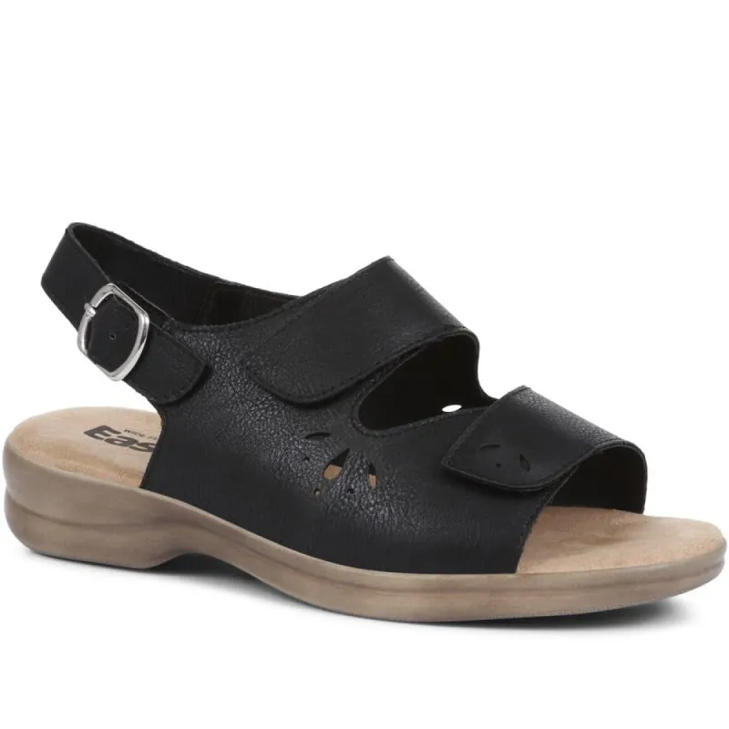 Extra Wide Fit Adjustable Slingback Sandals - DIVINA / 321 458 sold by Shoe-Shop