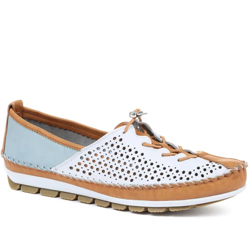 Wide Fit Casual Leather Pump - SIMIN31007 / 318 339 sold by Shoe-Shop