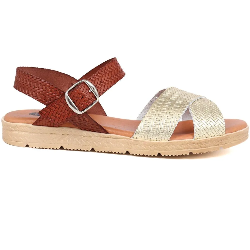 Woven Strap Sandals - LYAN39017 / 325 393 sold by Shoe-Shop product image thumbnail 3