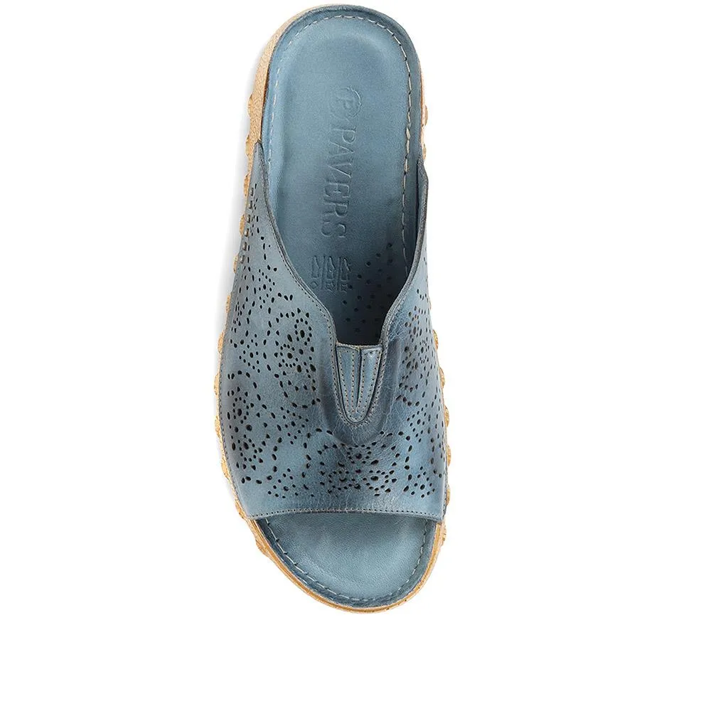 Women's Flexible Leather Mules - KARY35005 / 322 125 sold by Shoe-Shop product image thumbnail 4