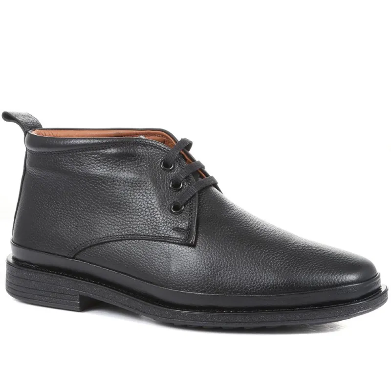 Wide Fit Smart Leather Desert Boots - DAN36005 / 322 183 sold by Shoe-Shop
