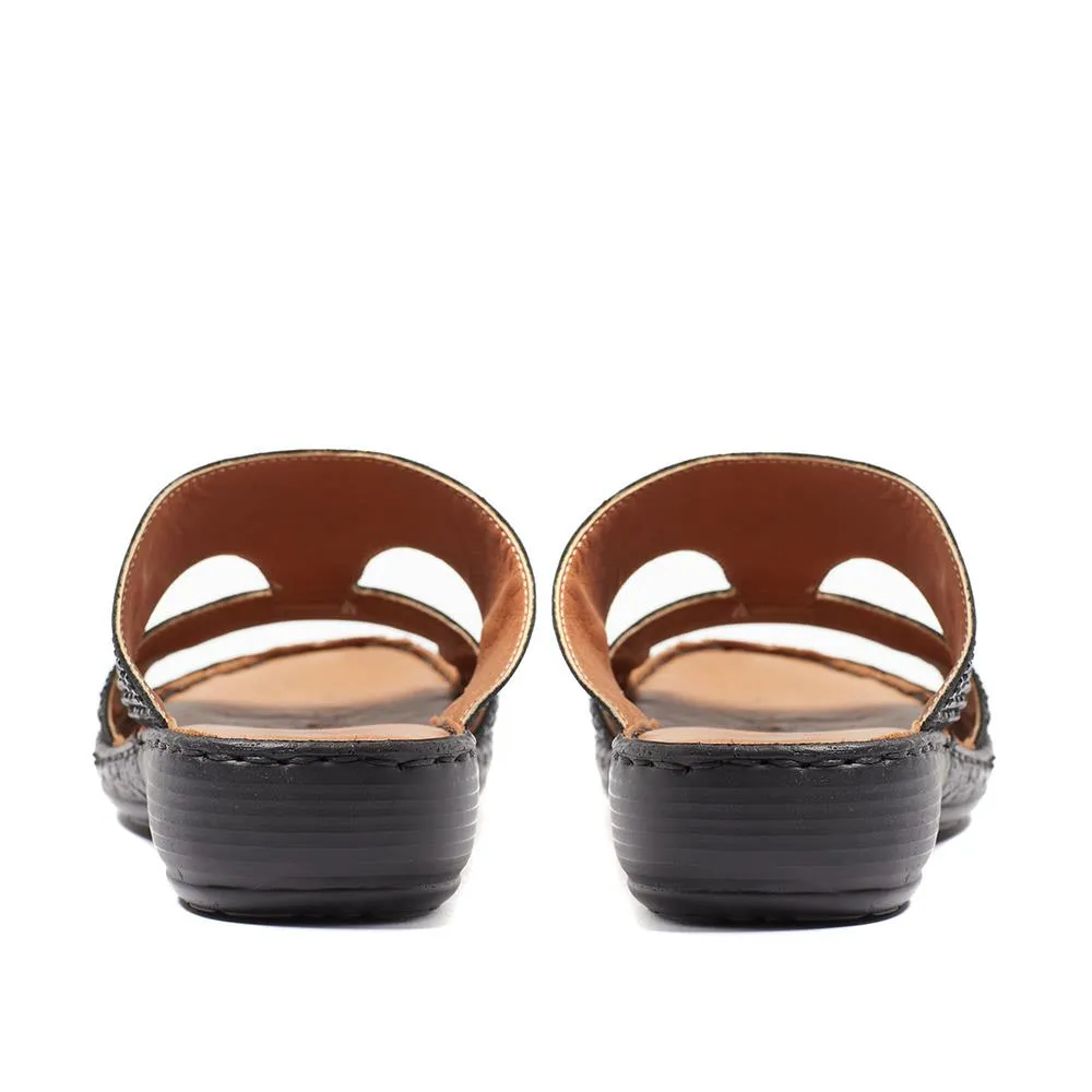 Leather Mule Sandals - LUCK37013 / 323 961 sold by Shoe-Shop product image thumbnail 3