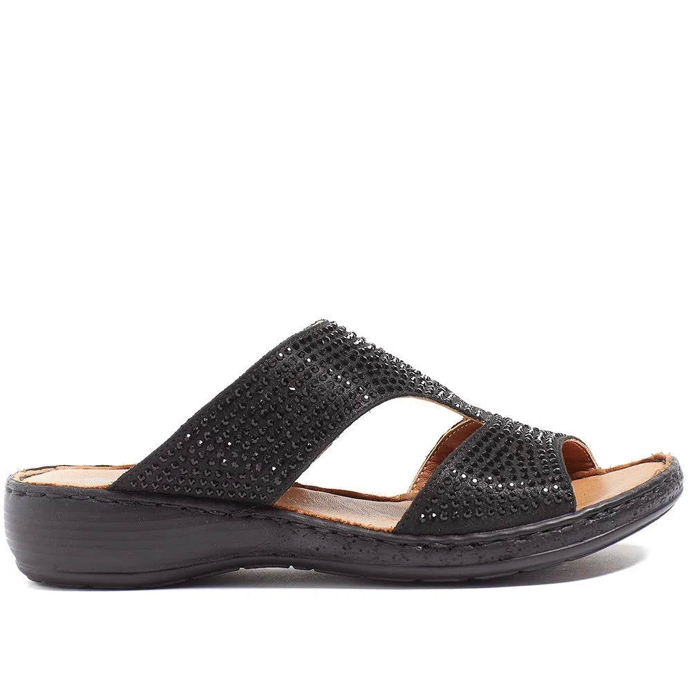 Leather Mule Sandals - LUCK37013 / 323 961 sold by Shoe-Shop product image thumbnail 2