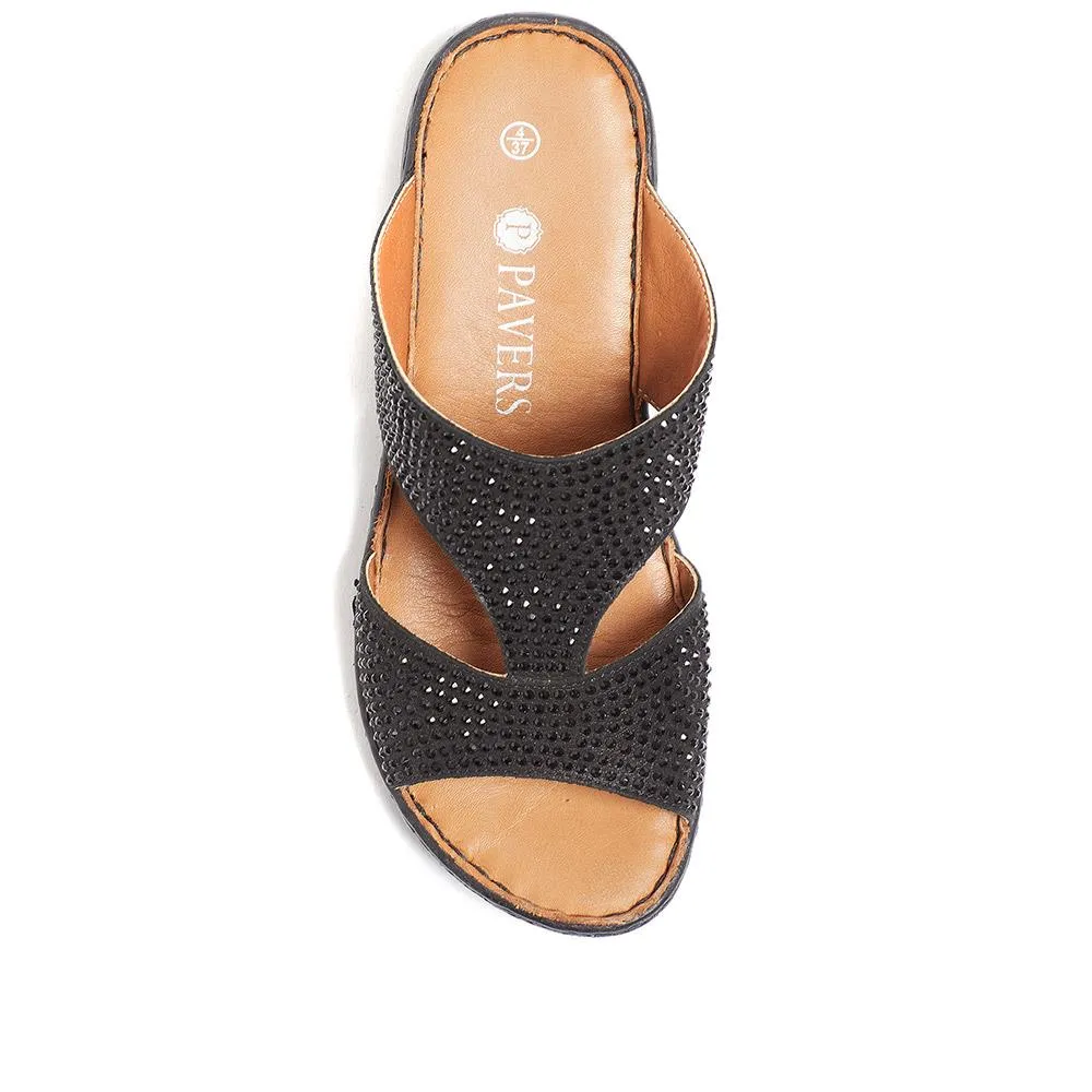 Leather Mule Sandals - LUCK37013 / 323 961 sold by Shoe-Shop product image thumbnail 4