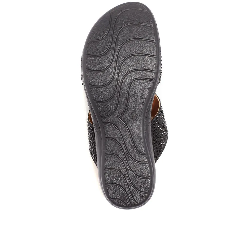 Leather Mule Sandals - LUCK37013 / 323 961 sold by Shoe-Shop product image thumbnail 5