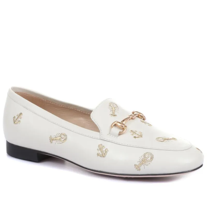 St Tropez Embroidered Lobster Loafers - STTROPEZ / 320 174 sold by Shoe-Shop