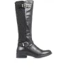 Patterned Stretch Panel Knee-High Boots - WBINS34177 / 320 710 sold by Shoe-Shop