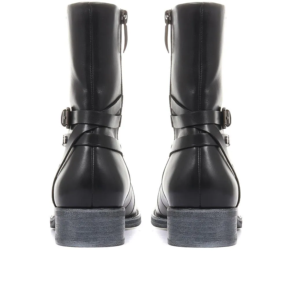 Tyra Leather Lace Up Boots - SINO34511 / 320 497 sold by Shoe-Shop product image thumbnail 3