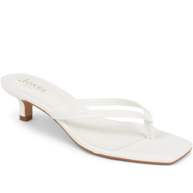 Haze Leather Heeled Sandals  - HAZE / 325 222 sold by Shoe-Shop