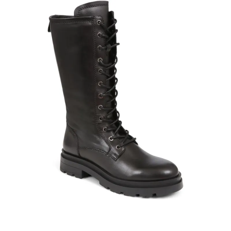 Mika Leather Lace-Up Boots - MIKA / 324 325 sold by Shoe-Shop