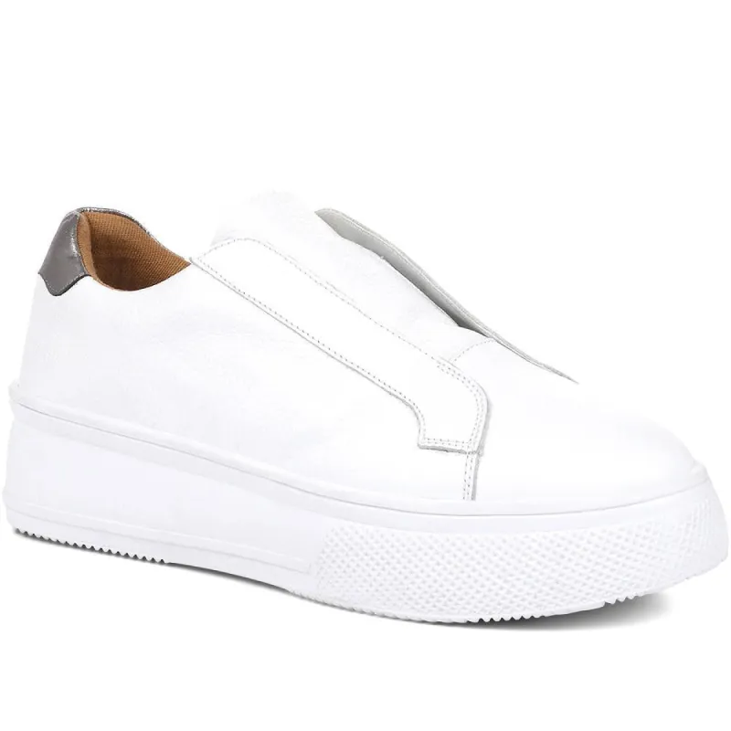 Grenwich Platform Leather Trainers - GRENWICH / 322 081 sold by Shoe-Shop