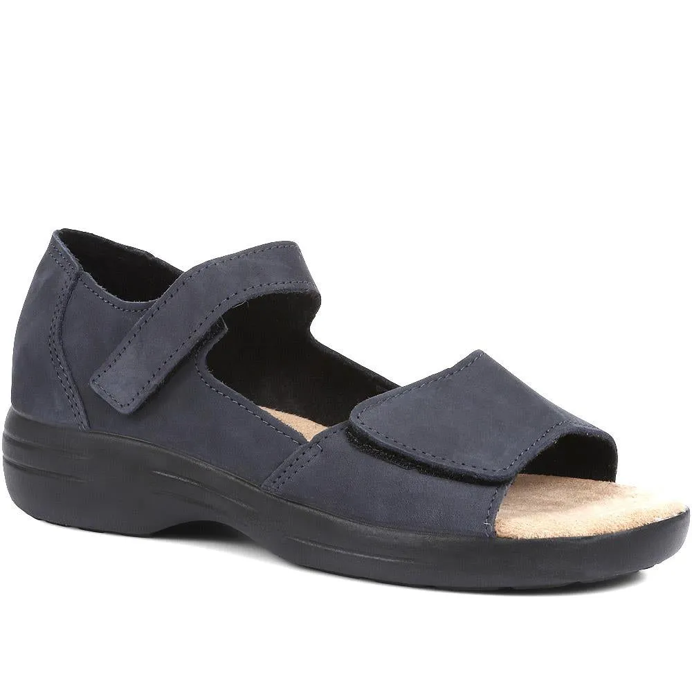 Touch Fasten Leather Sandals - POLY35011 / 321 743 sold by Shoe-Shop