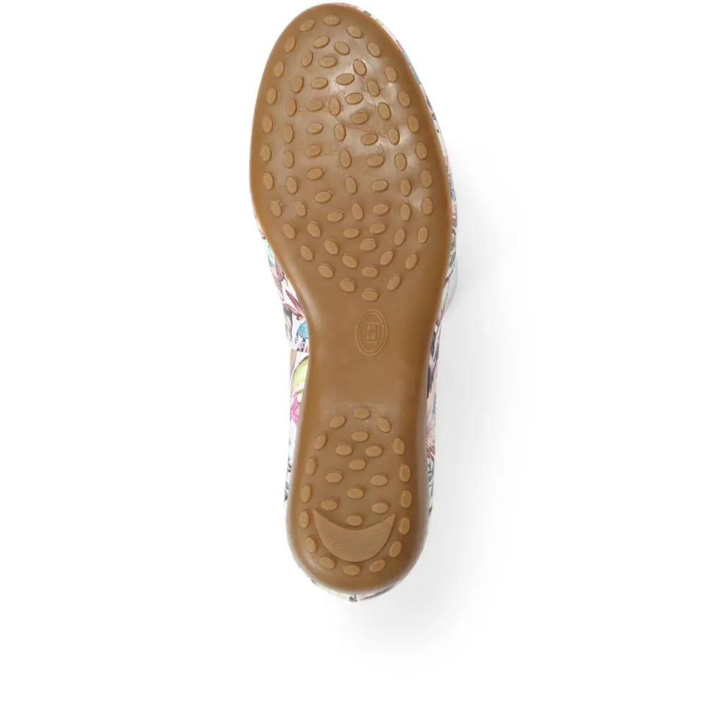 Floral Print Leather Ballet Pump - BOT29022 / 315 372 sold by Shoe-Shop product image thumbnail 4