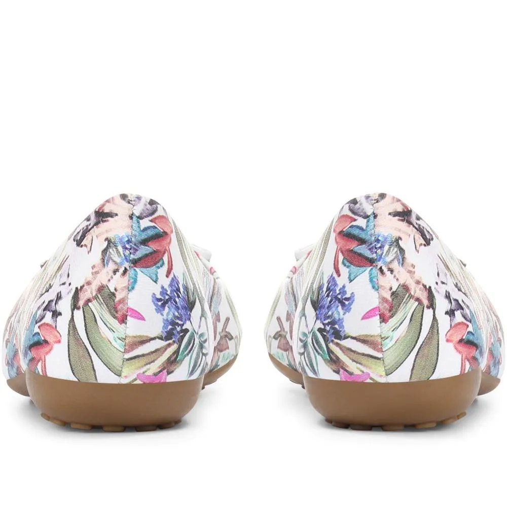 Floral Print Leather Ballet Pump - BOT29022 / 315 372 sold by Shoe-Shop product image thumbnail 3