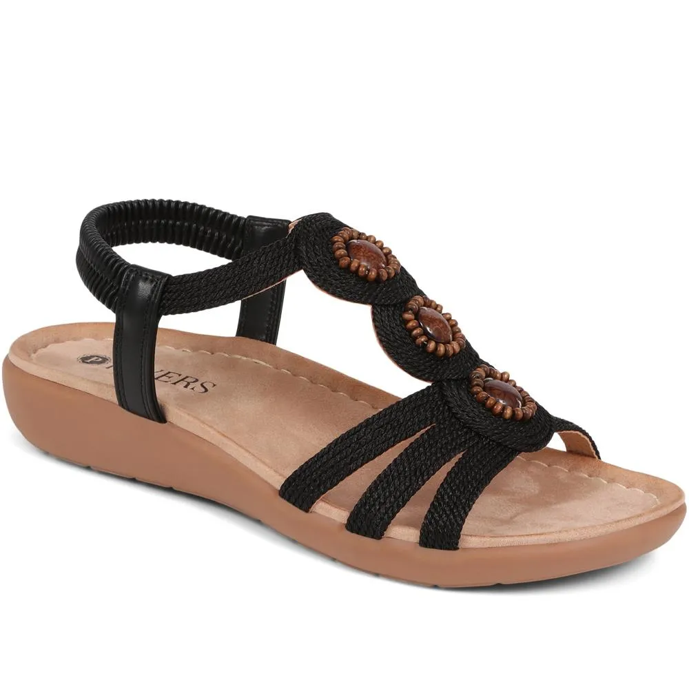 Slip-On Elasticated Sandals - BAIZH39059 / 325 344 sold by Shoe-Shop
