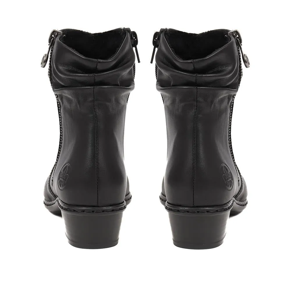 Zip-Up Ankle Boots - RKR38529 / 324 352 sold by Shoe-Shop product image thumbnail 4