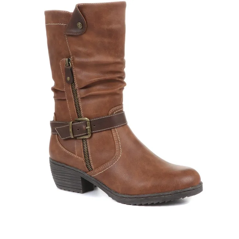 Slouch Calf Boots - WBINS34101 / 320 655 sold by Shoe-Shop