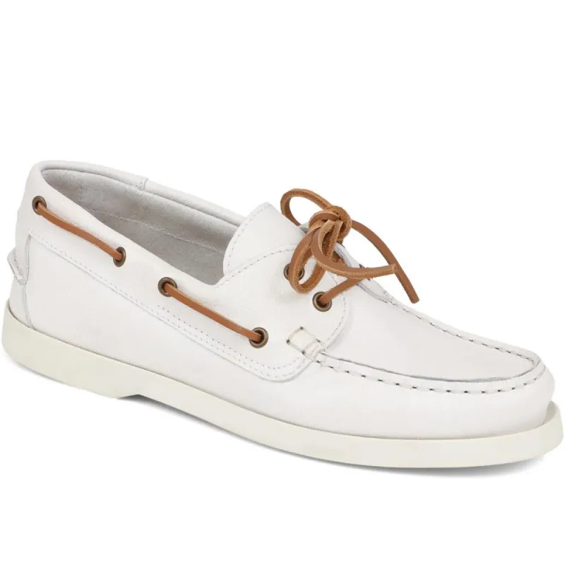 Patrizia Leather Boat Shoes - PATRIZIA / 322 369 sold by Shoe-Shop