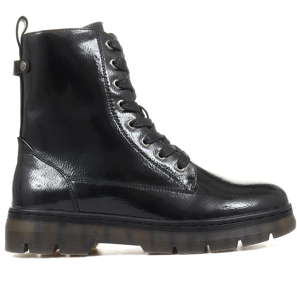 Lace-Up Biker Boots - BELWOIL34027 / 320 792 sold by Shoe-Shop product image thumbnail 3