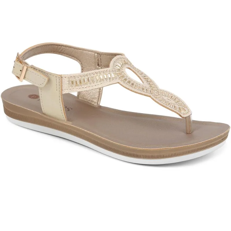 Adjustable Toe-Post Sandals - INB39073 / 325 331 sold by Shoe-Shop