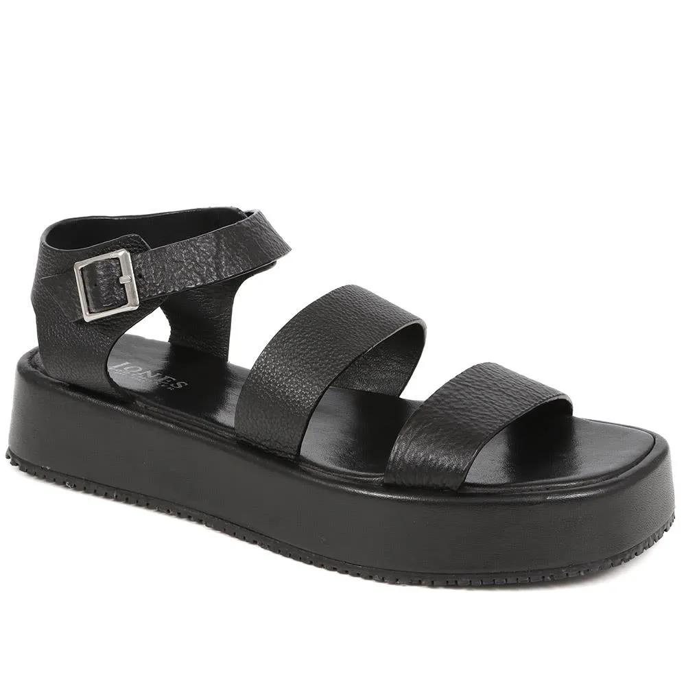 Hailey Leather Platform Sandals - HAILEY / 325 374 sold by Shoe-Shop