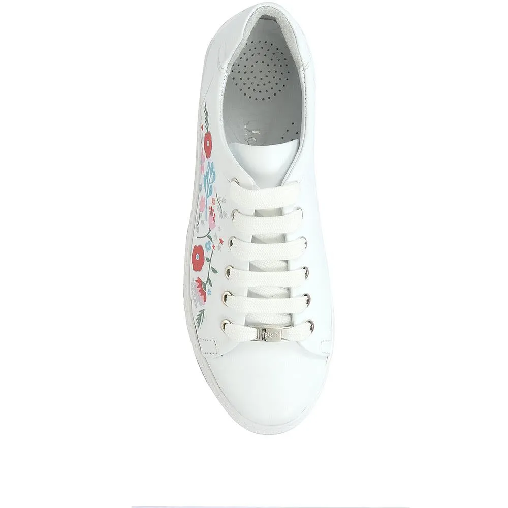 Elene Lace Up Leather Trainers - ELENE / 320 757 sold by Shoe-Shop product image thumbnail 5