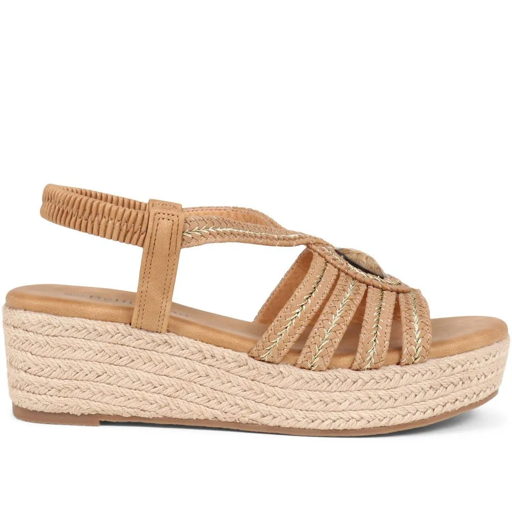 Embellished Platform Espadrilles - BELBAIZH37089 / 323 553 sold by Shoe-Shop product image thumbnail 3