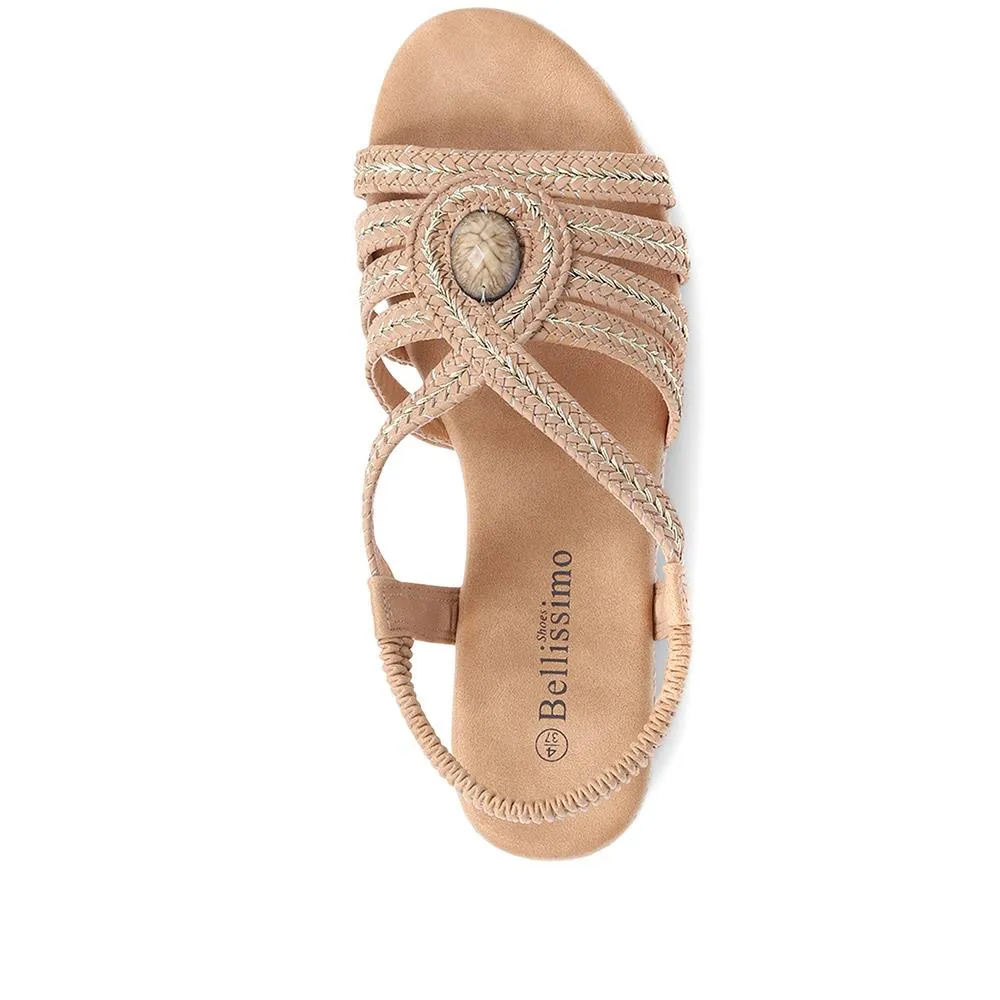 Embellished Platform Espadrilles - BELBAIZH37089 / 323 553 sold by Shoe-Shop product image thumbnail 5