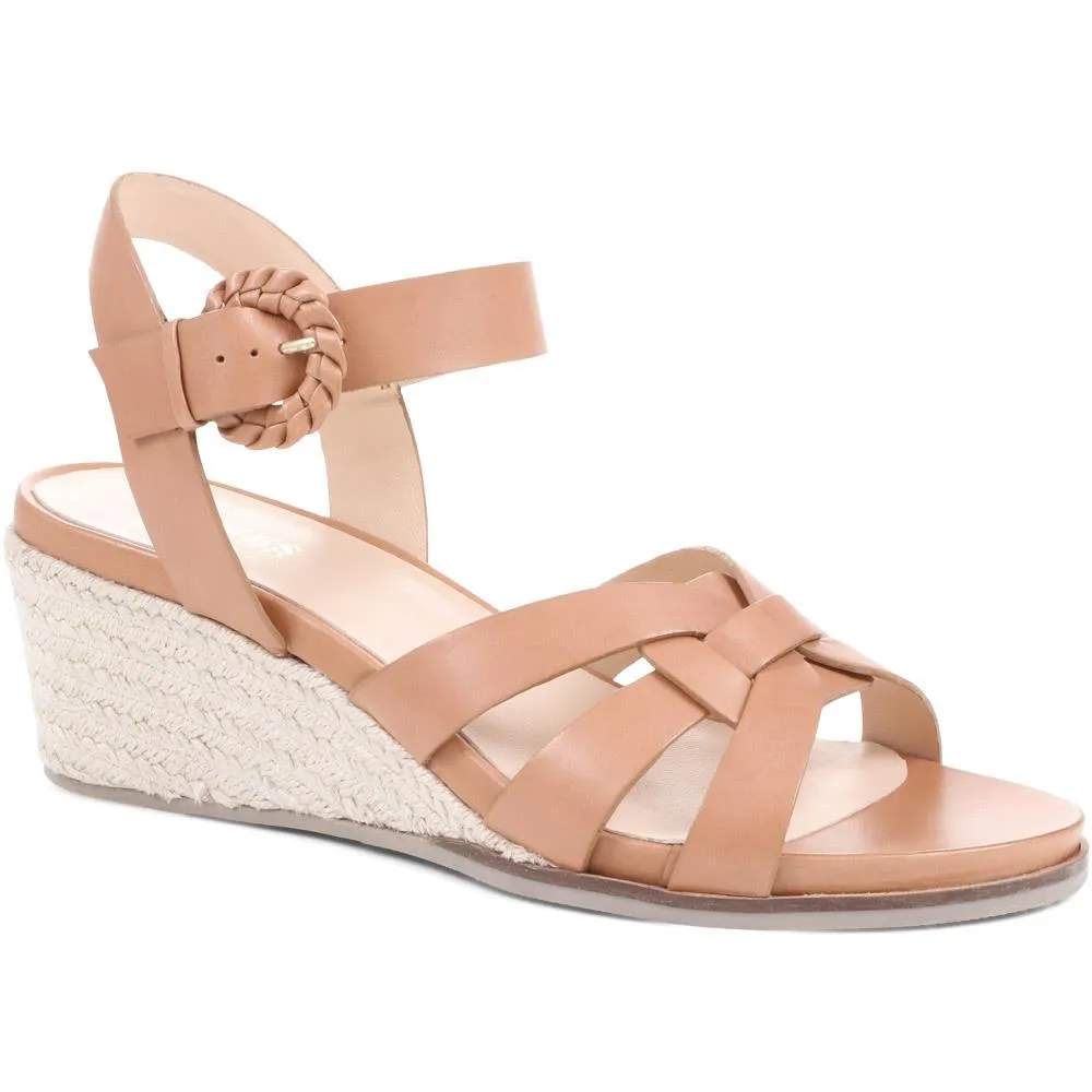 Loriana Leather Woven Wedge Sandals - LORIANA / 323 346 sold by Shoe-Shop