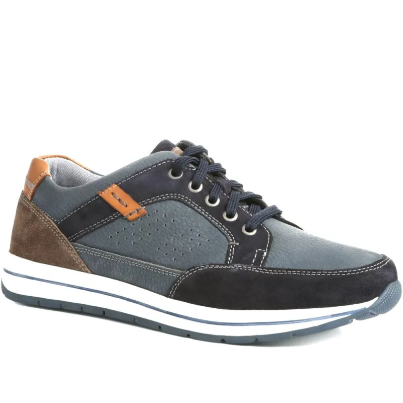Leather Lace-Up Trainers - PARK35005 / 321 563 sold by Shoe-Shop