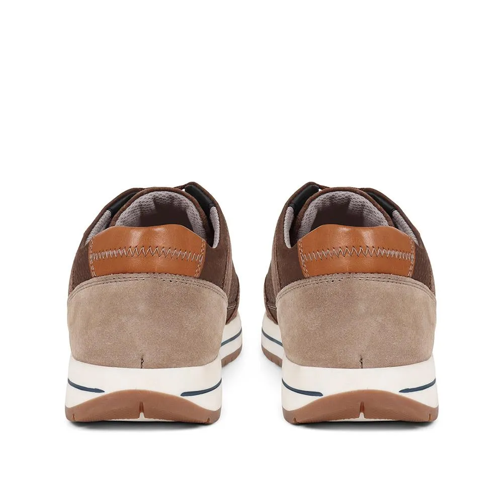 Leather Lace-Up Trainers - PARK35005 / 321 563 sold by Shoe-Shop product image thumbnail 4