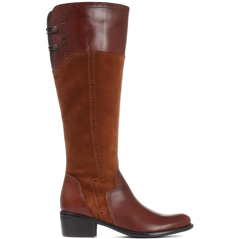 Leather Knee High Boot - CARM28503 / 313 427 sold by Shoe-Shop product image thumbnail 3