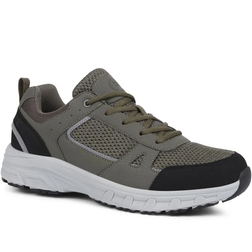 Wide Fit Lace-Up Trainers - SUNT35015 / 321 617 sold by Shoe-Shop product image thumbnail 2