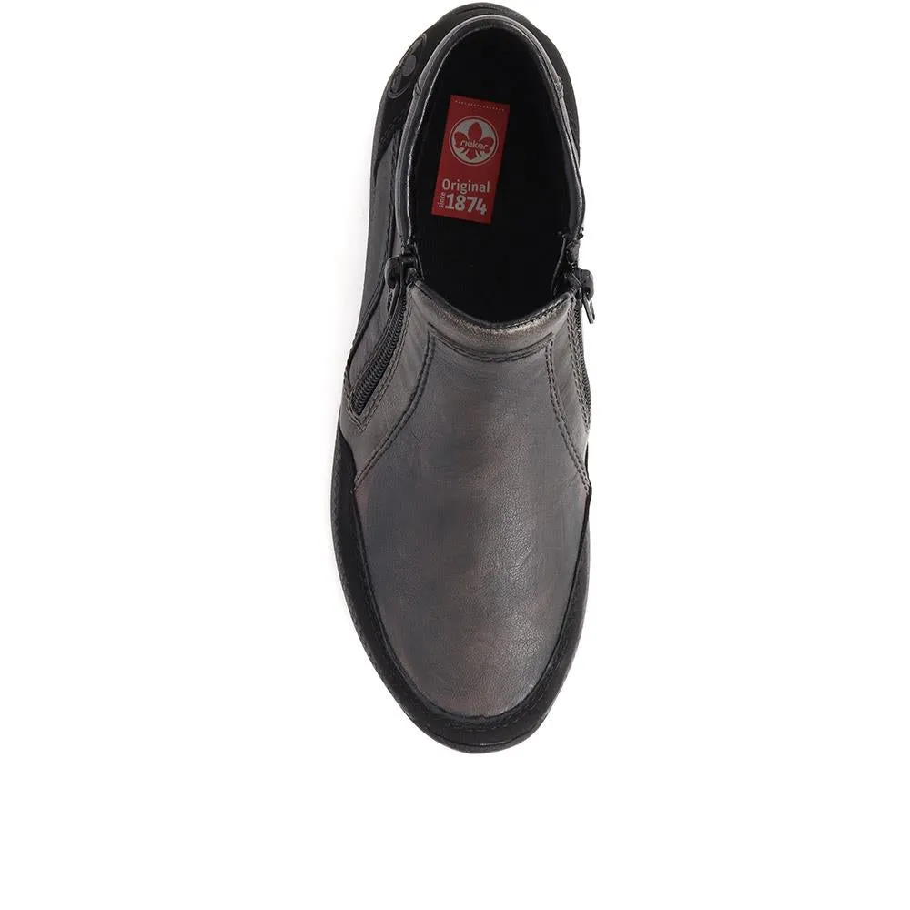 Zip Up Detail Ankle Boots - RKR38528 / 324 351 sold by Shoe-Shop product image thumbnail 5