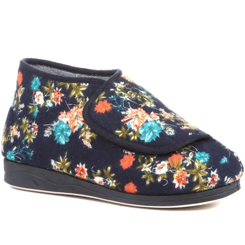 Extra Wide Fit Adjustable Slippers - DIONNE / 322 337 sold by Shoe-Shop