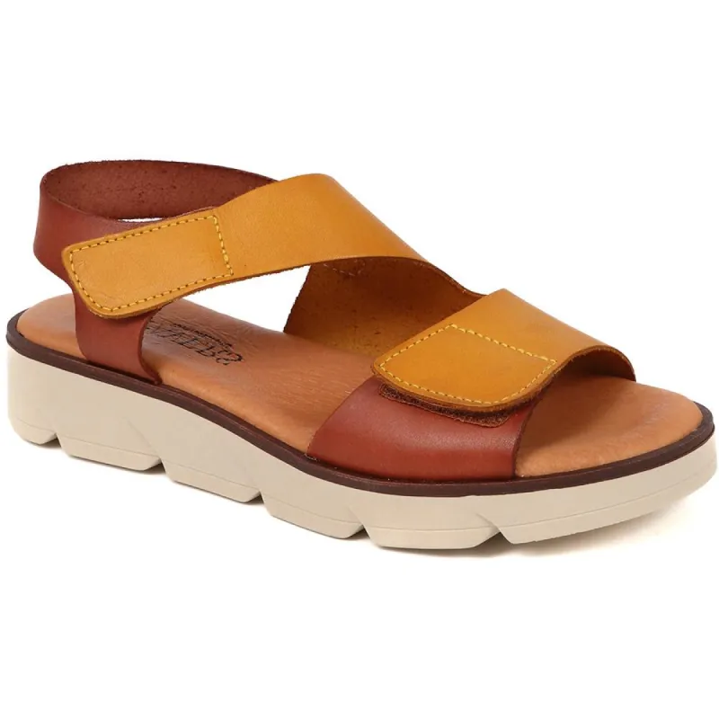 Double-Strap Touch-Fasten Sandals - LYAN39019 / 325 394 sold by Shoe-Shop