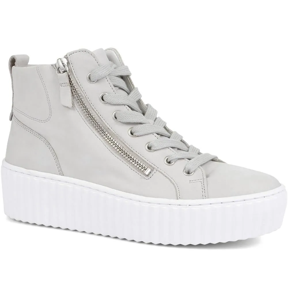 Chunky Leather High Top Trainers - GAB35535 / 322 391 sold by Shoe-Shop
