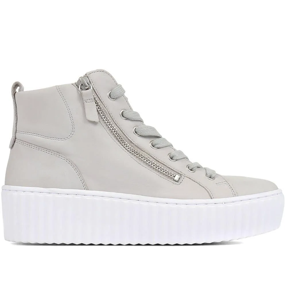 Chunky Leather High Top Trainers - GAB35535 / 322 391 sold by Shoe-Shop product image thumbnail 4