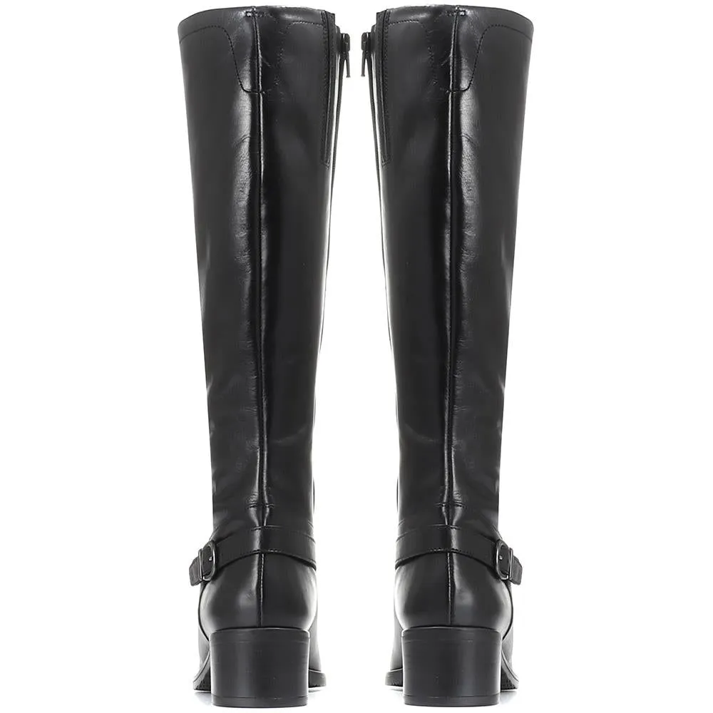 Narrow Fit Leather Knee High Boot - CARM30518 / 316 578 sold by Shoe-Shop product image thumbnail 4
